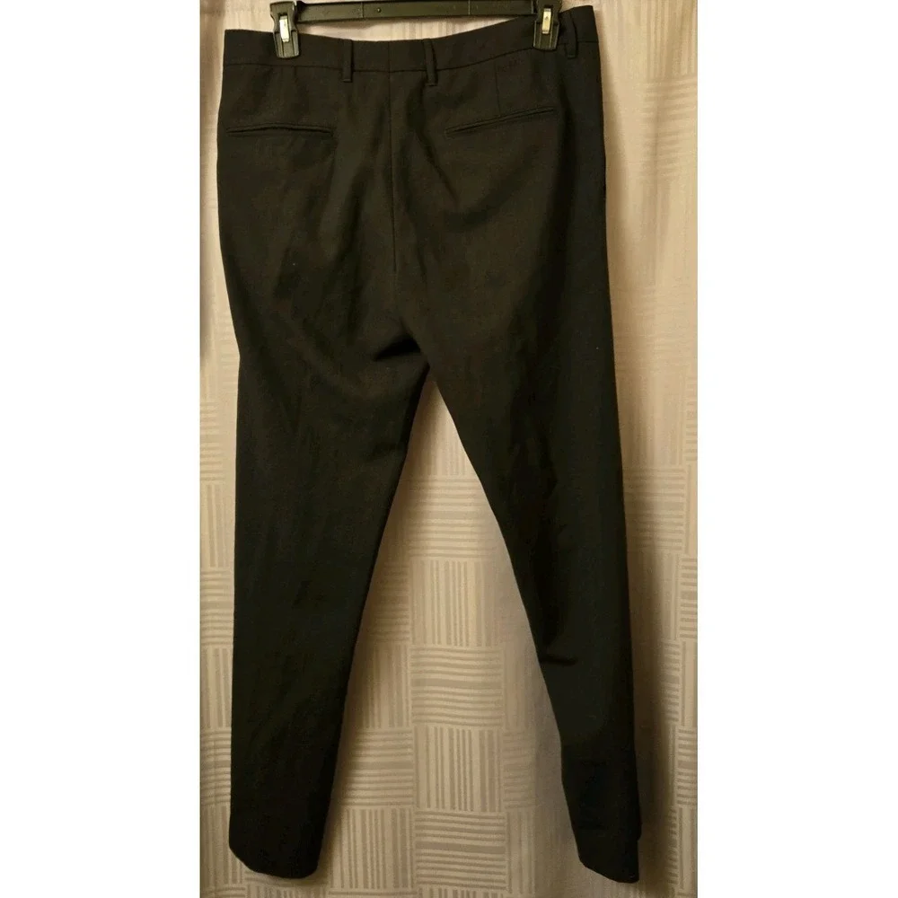 BOSS Hugo Boss Performance Pants Mens 36x33 Black Fit Golf Casual Chino